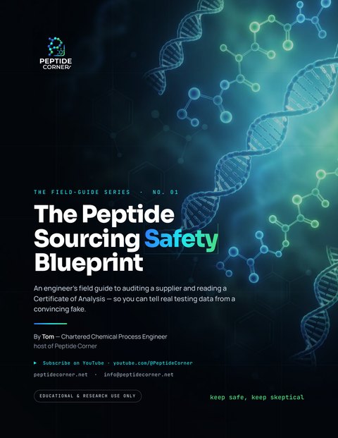 The Peptide Sourcing Safety Blueprint, cover